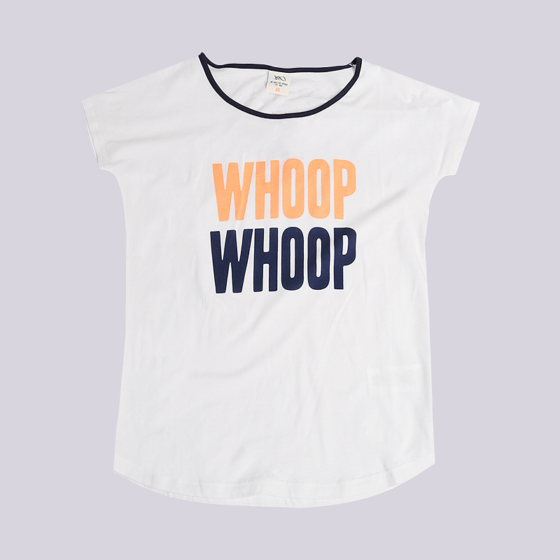 женская белая футболка K1x wmns Whoop Whoop Loose Tee 6200-0104/1207 - цена, описание, фото 1